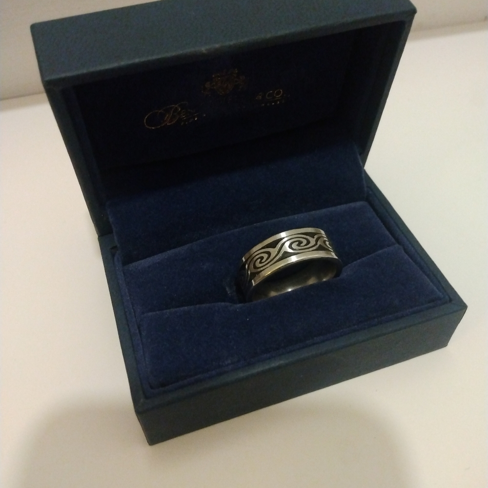 Mens Surfers Band Ring Size 9.5